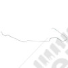 Durite de frein acier centrale (longeron) - Jeep CJ7 - 0373.01
