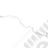 Durite de frein acier arriere droit sur pont (long) Jeep Grand Cherokee ZJ, ZG (diametre: 3/16 = 4.8mm) (sans ABS) 