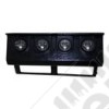 Kit complet 4 jauges et plastique tableau de bord, couleur: Noir pour Jeep Wrangler YJ