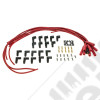 Kit jeu de fils de bougie pour allumeur HEI pour moteurs 6 et 8 cylindres - Jeep CJ, Wrangler YJ - AL4040R / AL4041R
