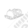 Collecteur d'admission 5.2L V8 essence (sans vanne EGR) pour Jeep Grand Cherokee ZJ, ZG