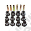 Kit de silentblocs (en polyuréthane) pour lames arrière - Jeep Wrangler YJ - KJ02007BK
