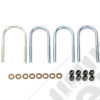 Kit étriers de fixation de lames arrière AMC 20 - Jeep CJ - ECP50070