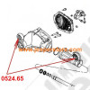 Silentbloc de pont avant - Jeep Grand Cherokee WH / WK - 52089516AB
