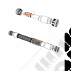 WWW.JEEPERSTORE.COM Arbre arrière avec 2 joints homocinétiques (comme origine) pour 2.8L CRD (boite Mercedes NAG1) Jeep Wrangler JK (2 portes)