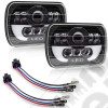 Kit de 2 phares avant USA à LED (projecteur) 18x13cm - Jeep Wrangler YJ - 300WSCBWY-2