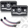 Kit de 2 phares avant Europe à LED Homologués (projecteur) 15.24x10.16cm pour Jeep Wrangler YJ