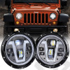 Kit de 2 phares à LED (modèle V) pour Jeep Wrangler JL