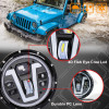 Kit de 2 phares à LED (modèle V) pour Jeep Wrangler JL