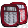 Kit de 2 feux LED arrière gauche et droit (version US) pour Jeep CJ, Wrangler YJ, TJ