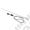 Antenne radio acier noir complète - Jeep CJ, Wrangler YJ - 82200683K