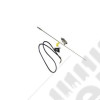 Antenne radio acier inox - Jeep CJ, Wrangler YJ - J8993415 / 8127842K / SH7492