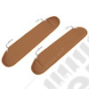 Kit de 2 pares soleil spice (marron) Jeep CJ, Wrangler YJ