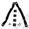 Kit de 2 poignées souple de couleur noir pour Jeep CJ et Wrangler YJ 