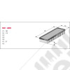 Filtre à air 2.0L essence et 2.1L diesel forme rectangulaire - Jeep CJ, Cherokee XJ - KNECLX35