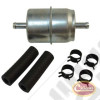 Filtre à essence Jeep (10 cm de long environ - 1 entrée et 1 sortie - Produit universel) - GF61-3M / GF10 / GF94 / GF61 / 17718.01