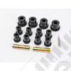 Kit de silentblocs (en polyuréthane) complet pour ressort à lames pour l'essieu arrière - Jeep CJ - KJ02003BK