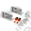 Kit de 4 feux clignotants blanc (version US) Jeep Wrangler TJ