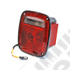 Feu arrière droit (sans éclaireur de plaque) (version US) rouge et blanc et feu sur le coté pour Jeep CJ7, Wrangler YJ, TJ