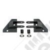 Kit de relocalisation de support de rétroviseur noir Jeep CJ7 et Wrangler YJ 
