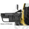 Kit demi portes tubulaire acier, Black Denim, TJ