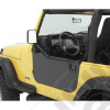 Kit de 2 panneaux extérieur pour demi porte tubulaire Bestop modèle : "HighRock" pour Jeep CJ, Wrangler YJ, Wrangler TJ