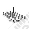 Spline Drive Lug Nut Kit – 1/2”x20 – Chrome – 23 pcs