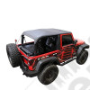 Bâche complète Framless Rampage pour Jeep Wrangler JK (2 portes)