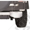 Kit de 2 bumperettes arrière en acier / inox (pare chocs), Jeep CJ, Wrangler YJ, TJ (la paire)