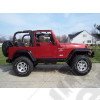 Kit de 4 Elargisseurs d'ailes BUSHWACKER (Pocket Style) Largeur: 12cm Jeep Wrangler TJ