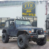 Kit de 4 Elargisseurs d'ailes Plate Bushwacker (largeur: 15.50cm) Jeep Wrangler TJ