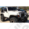 Kit de 4 Elargisseurs d'ailes Plate Bushwacker (largeur: 15.50cm) Jeep Wrangler TJ