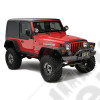 Kit de 4 Elargisseurs d'ailes Plate Bushwacker (largeur: 15.50cm) Jeep Wrangler TJ
