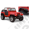 Kit de 4 Elargisseurs d'ailes Bushwacker plate Wrangler YJ