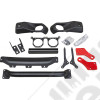 Pare chocs avant type Rubicon US avec porte treuil - Jeep Wrangler JL - OFJLFBS014 / OFJLSB314 + OFJLFBS014 + OFJLSP216 / OFJLSB314H + OFJLSP216 + OFJLFBS014