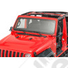 Kit de rétroviseurs noir rond pour Jeep Wrangler JL, Gladiator JT