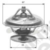 Thermostat moteur 2.1L Diesel (moteur Renault) - Jeep CJ7, Jeep Cherokee XJ - TH11680G1 / T0697157