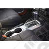 Enjoliveur de levier de vitesses automatique et porte gobelets, (en plastique gris anthracite) , Jeep Wrangler JK 