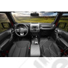 Kit enjoliveurs intérieur de tableau de bord (avec boite auto) (en plastique gris) pour Jeep Wrangler JK 2 portes