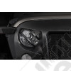 Kit de 2 protections de phares noir avant pour Jeep Wrangler JK 