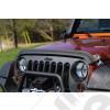 Déflecteur d'air de capot moteur (couleur noir mat) pour Jeep Wrangler JK 