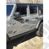 Kit de 4 déflecteurs de vitres (couleur noir mat) pour Jeep Wrangler JL Unlimited (4 portes)