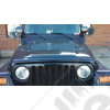 Déflecteur d'air de capot moteur (couleur fumé) pour Jeep Wrangler YJ et TJ