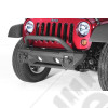 Barre tubulaire pour pare chocs avant XHD Aluminium (partie tubulaire vers l'avant) (avec OU sans support de treuil), Jeep Wrangler JK