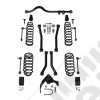 JK 2dr: 3” Suspension System w/ 4 Sport Control Arms – No Shocks
