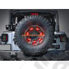 3eme feu stop rond à LED pour roue de secours pour Jeep CJ5, CJ7, CJ8, Wrangler YJ, TJ, JK, JL - 11585.04