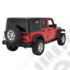 Kit marchepieds tubulaire noir anti-dérapant - Wrangler JK Unlimited (4 portes) - 11591.06