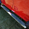 Kit marches pieds INOX avec anti dérappant tube OVALE, pour Wrangler JK Unlimited, 4 portes