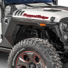 Kit d'ailes et élargisseurs d'ailes avant renforcées avant en acier XHD pour Jeep Wrangler JK