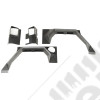 Kit d'ailes et élargisseurs d'ailes arrière renforcées avant en acier XHD pour Jeep Wrangler JK